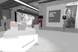 View of Virtual Wurster's lobby.