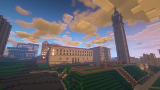 UC Berkeley recreated in Minecraft